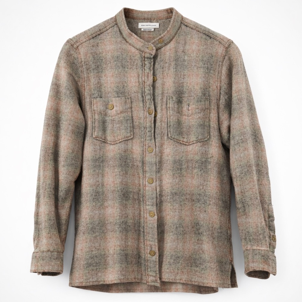 Isabel Marant Etoile Long Sleeve Flannel Shirt Size 42
